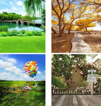 Photo shooting background cloth landscape background photography background cloth ins hanging cloth children Net Red Anchor background cloth 16