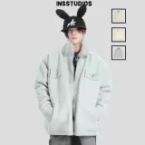 INSstudios Утепленный свитер, куртка, в американском стиле