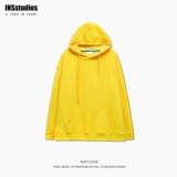 Брендовая демисезонная ретро утепленная толстовка с капюшоном для влюбленных, спортивная куртка подходит для мужчин и женщин для отдыха