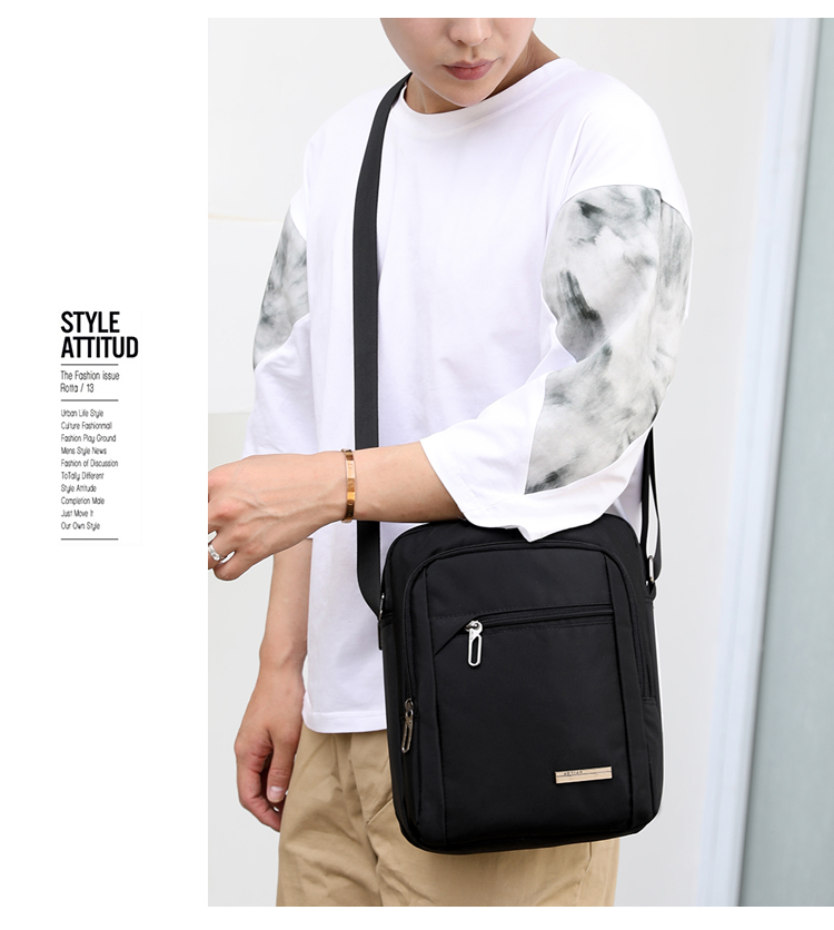 Mới túi mẹ trung niên nylon vai Messenger Túi unisex trung niên cha hoang dã du lịch ba lô túi xách