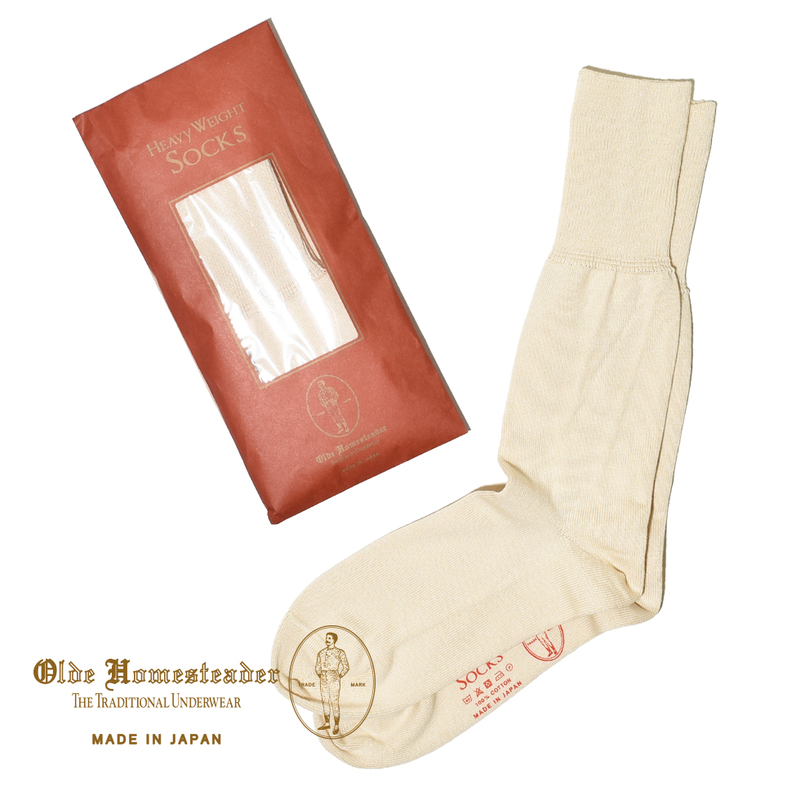 [in Stock] Japanese Olde Homesteader 50S Craftsmanship All-Cotton Non-Elastic Retro Gentleman Socks