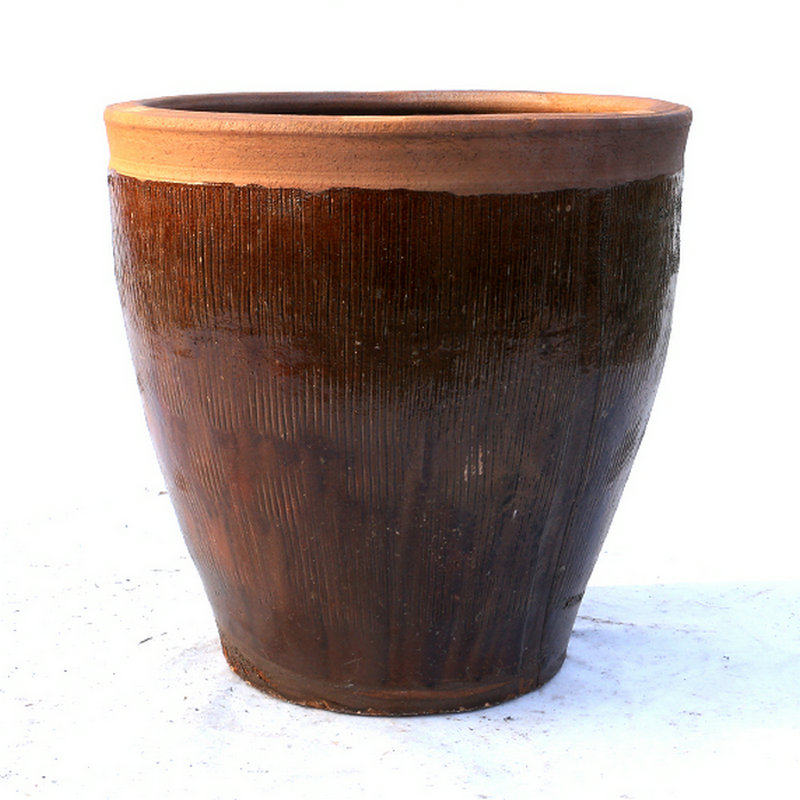 150 kilograms of capacity ceramic water cylinder coarse pottery lotus cylinder fish tank pickled vegetable fermented pottery vat red glazed old water cylinder