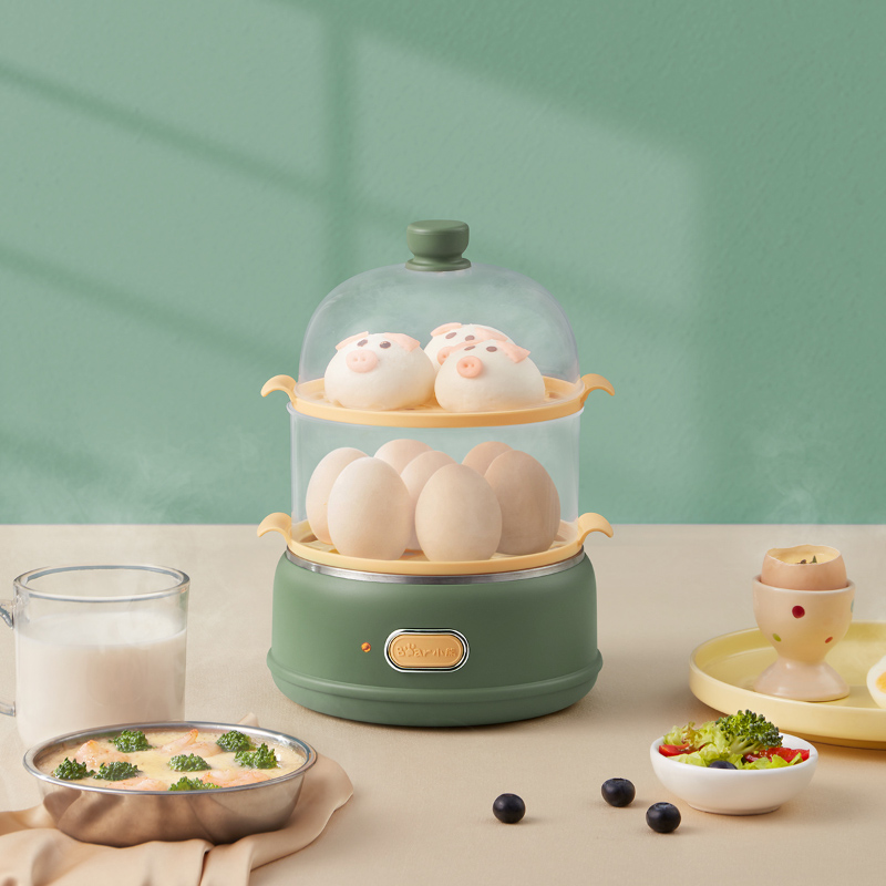Small Bear Cooking Eggware Steamed Egg automatic power off Home Multi-function Small Dormitory Chicken Egg Spoon Breakfast machine