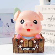 Pig Deposit Money Pot Girls Cute Children Creative Anti-Fall Grown-up Users Use Megatannet Red Large Capacity Just Ca Nt Get In