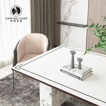 New products Restaurant leather table cushions Inwind tea table cushion white waterproof and anti-heat and heat-resistant and washable table cloth