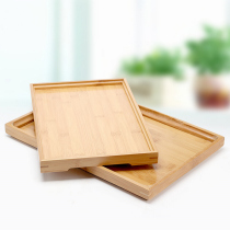 Large rectangular Tea Cup plate bamboo large plate home household tray tea set personality creative water Cup tray