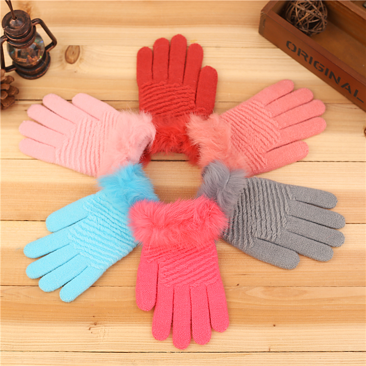 Gants pour fille XIRUI en laine - Ref 2151343 Image 7