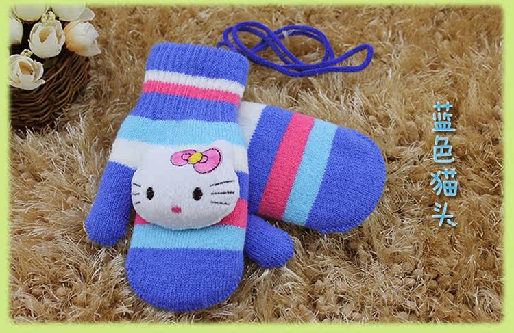 Gants pour enfants en de laine - Ref 2146624 Image 10