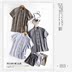 Tang nam tấm thêu già ngắn tay mùa hè trung niên khóa quần áo ông nội sinh nhật của Trung Quốc phù hợp với cha sinh nhật 