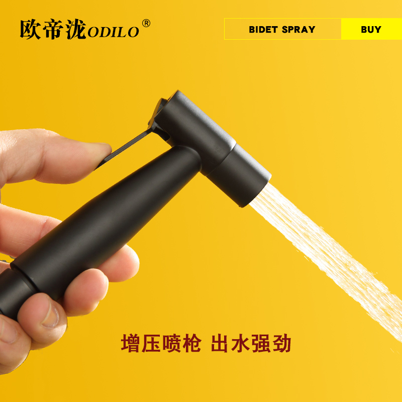 304 stainless steel toilet spray gun companion wash ass flush cleaning woman washer clean body small shower nozzle black