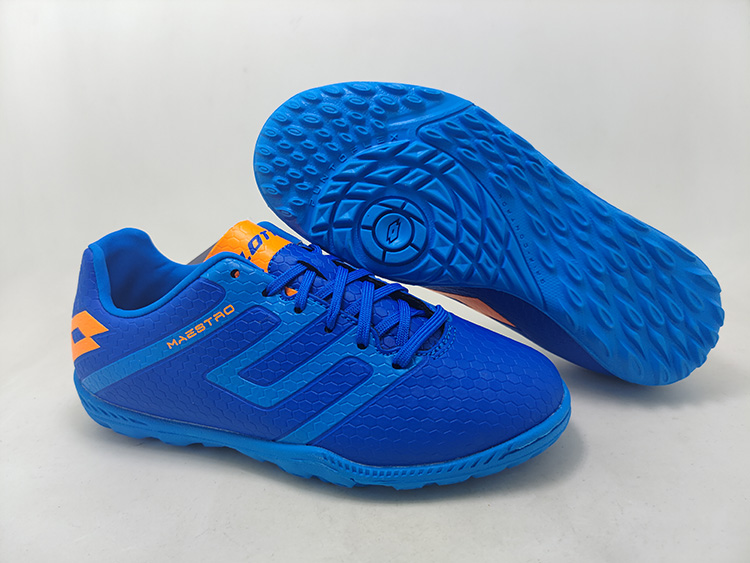 Broken code special lotto children's broken nail soccer shoes lace-up artificial grass special foot training shoes land