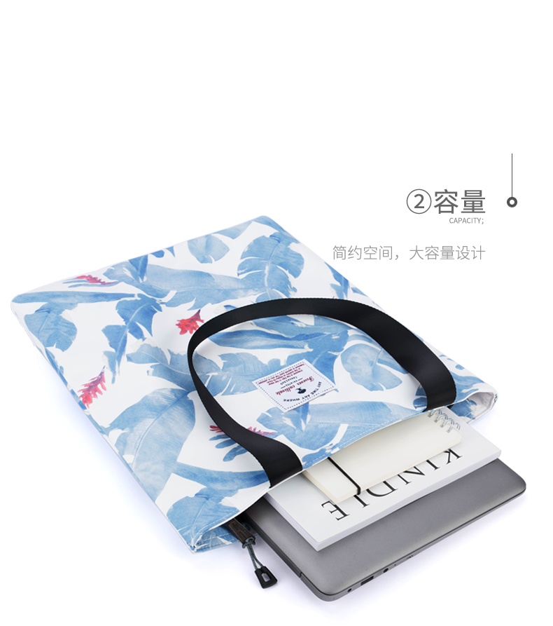 Forever cultivate印花帆布包 女学生单肩手提袋韩国文艺简约百搭商品详情图