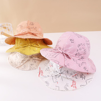 Korean baby hat cotton spring and autumn thin summer baby fisherman hat simple boy sunscreen girl sun hat