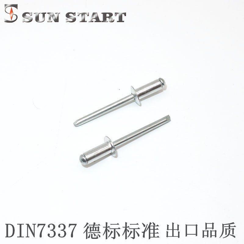 DIN7337 draw-core rivet round head aluminum pull rivet Design 6 4X10-40