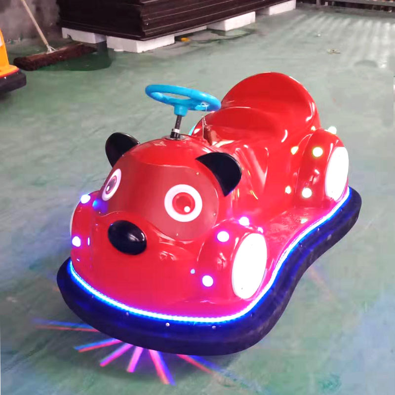 New Ice Snow Square Lightning Power Electric Cell Indoor and Outdoor Double Touch Car Large Amusement Equipment