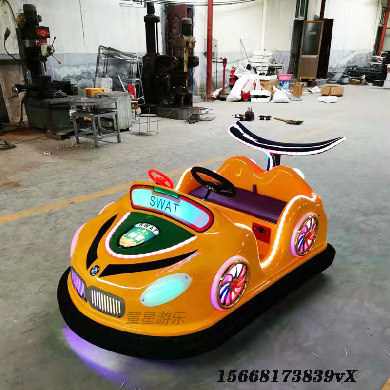 Ice snow square tank Ferrari Thomas police car luminous toy bumper car indoor amusement equipment