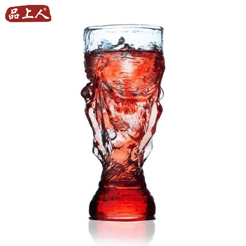 Take a creative bar glass whiskey glass beer glass high-foot glass high-power god juice glass