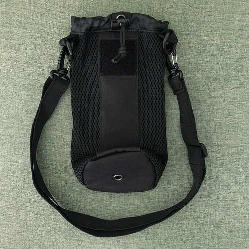 Дорожная сумка на одно плечо для скалозалания для путешествий с держателем для бутылки, чайник, портативный стакан, ремень, тактический мешочек