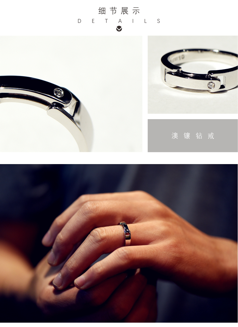 Bague mixte en Argenterie - Ref 3088230 Image 9