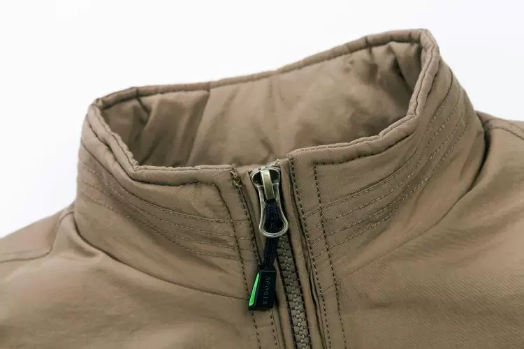 Áo vest nam trung niên mùa thu và mùa đông mới bố cộng với nhung dày cỡ lớn cotton nam vest vest cũ áo phao lông vũ