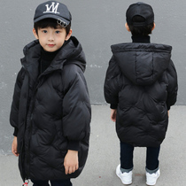 Boy down cotton jacket coat 2019 new childrens cotton-padded jacket boy Korean version of the tide