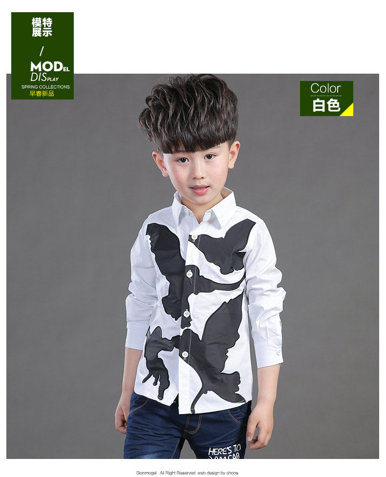 Chemise garcon à manche longue - Ref 2076737 Image 22