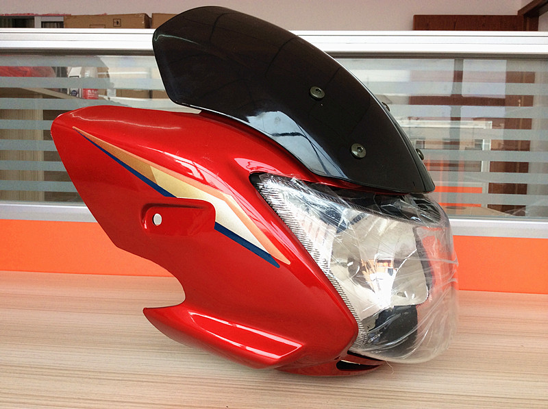 Applicable Suzuki Jungchi locomotive GT125 head hood Living room lampshade QS125-5 head guide hood front face casing