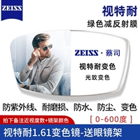 Рама+1.61 Германия Zeiss Vision, чтобы противостоять цветовой устойчивости (подходит для 0-500 градусов.