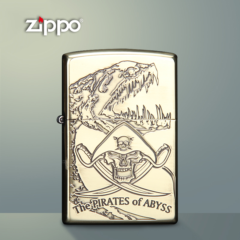 Original container ZIPPO Caribbean Pirates Golden Treasure Memorial Zbt-5-88a