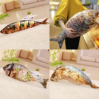 Жареная рыба набор (морской бас+скумбрия+желтый кроман+saury)