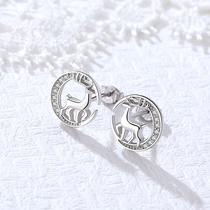 All the way there are you deer earrings womens summer sterling silver earrings 2021 new trend earrings 2020 new trend