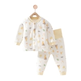 童泰 Детское осеннее нижнее белье, демисезонный хлопковый комплект, детские удерживающие тепло штаны, увеличенная толщина, высокая талия, 3-18 мес.