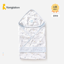 Tongtai newborn baby hustling spring and summer New newborn baby delivery room scarf men and women baby thin blanket small quilt