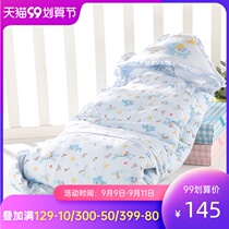 Tongtai newborn blanket baby autumn and winter thickened cotton to be newborn baby supplies warm package liner can be removed