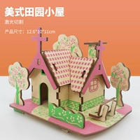 Сельская хижина/лазер