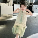 Летний детский тонкий комплект, китайский стиль