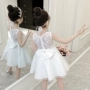 Cô gái mùa hè 2019 mới Hàn Quốc cô gái mùa hè phồng váy công chúa váy trẻ em - Váy váy cho bé gái 10 tuổi