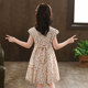 Girls cheongsam dress summer 2022 new children's clothing foreign style summer dress girl summer princess skirt summer