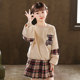 Girls' dress autumn clothes Western style children's princess skirt jk uniform girl suit college style autumn style middle-aged children