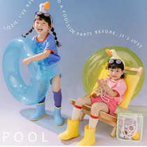 New childrens photography props studio creative sunglasses baby photo photo net red transparent swimming ring goose headband