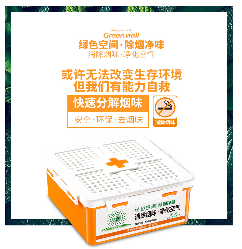 Tiến sĩ không gian xanh ngoài hút khói khử mùi cung cấp ô tô ngoài việc khử mùi hôi xe nhanh chóng - Ô tô nội thất Accesseries đệm ghế xe ô tô
