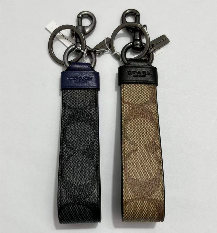Coach Car Keychain Key Ring Bag Pendant Unisex Holiday Gift Branded Pendant Key Ring