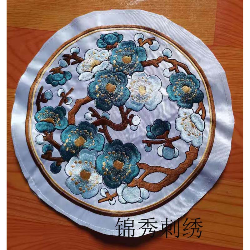 Pizza embroidery cloth patch Flower robe clothesApparel embroidery decoration large patch