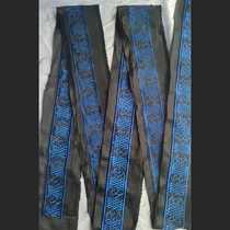 Ethnic wind machine embroidery Chinese knot black and big red base fabric skirt lace accessories place an order remarks base fabric color