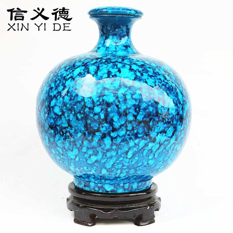 Jingdezhen 10 jins outfit ceramic terms bottle ten catties of water glaze ball sealed empty wine liquor jar