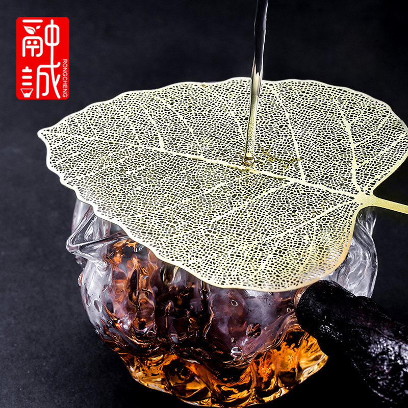 Creative bodhi leaf tea filter leaves cooper) filter kung fu tea accessories tea tea tea strainer