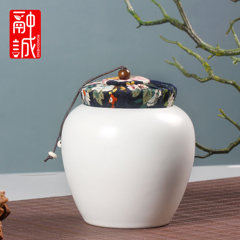 Melts if ice cracked POTS ceramic tea set accessories caddy fixings elder brother up with tea box of your up celadon up with sealed as cans