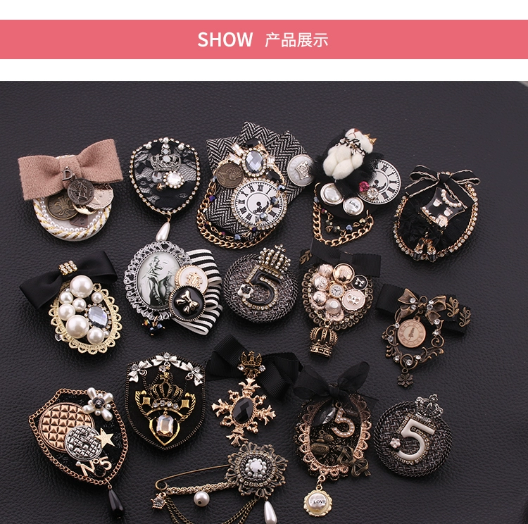 Thời trang mới Hàn Quốc trâm nữ Phiên bản Hàn Quốc của retro pin khóa trâm huy hiệu Khăn choàng khăn choàng trâm cài nữ - Trâm cài