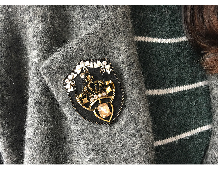 Thời trang mới Hàn Quốc trâm nữ Phiên bản Hàn Quốc của retro pin khóa trâm huy hiệu Khăn choàng khăn choàng trâm cài nữ - Trâm cài cài áo đẹp