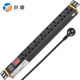 Yuetu PDU cabinet socket 8-bit 10A cabinet PDU power socket industrial 10A master control switch universal hole SP-3008-10P